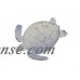 Whitewashed Cast Iron Sea Turtle Decorative Bowl 7" - Vintage Cast Iron Decoration - Cast Iron Bowl   